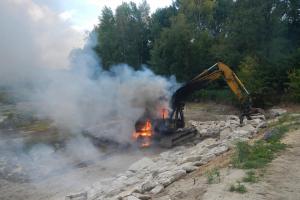 Na Jindřichohradecku hasiči hasili dva ohně na strojní technice