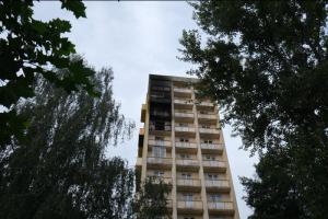 Ranní požár bytu v Ostravě-Porubě. Na požár upozornily kočky