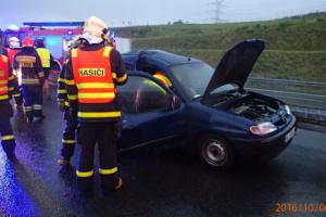 Profesionální hasiči z Ostravska opět zasahovali na polské dálnici