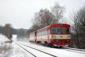 Na trati u Nejdku narazil vlak do spadlého stromu. Během jedné noci hned dvakrát
