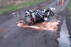 Hasiči zasahovali u nehody motocyklisty na silnici do Míčova-Sušice
