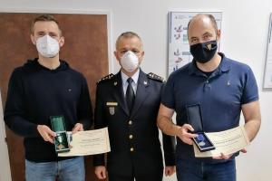 Ředitel a náměstek pražské záchranné služby převzali medaile HZS ČR Ředitel a náměstek pražské záchranné služby převzali medaile HZS ČR