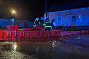 Počasí zaměstnalo hasiče napříč Jihomoravským krajem