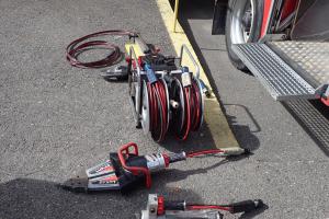 Dobrovolní hasiči z Dobříše dostali hydraulickou vyprošťovací sadu Dobrovolní hasiči z Dobříše dostali hydraulickou vyprošťovací sadu