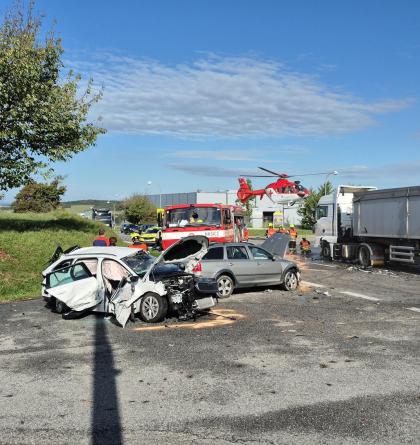Tragická dopravní nehoda u Bystřice pod Lopeníkem