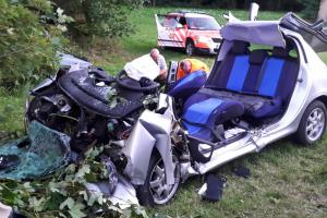 Tragická havárie osobního auta na Kladensku, zemřely dvě ženy