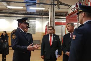 Premiér Babiš zavítal na hasičskou stanici v Příbrami. Čelil i otázkám Premiér Babiš zavítal na hasičskou stanici v Příbrami. Čelil i otázkám