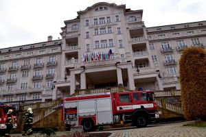 Cvičný požár v karlovarském hotelu Imperial prověřil jeho personál Cvičný požár v karlovarském hotelu Imperial prověřil jeho personál