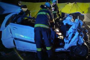 Jízda v protisměru byla na dálnici D7 pro řidiče osobáku jízdou poslední