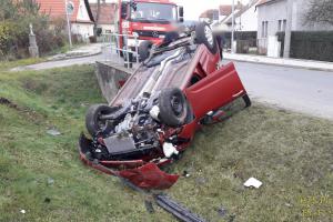 Havarovalo se i v Přehýšově. Jedna osoba skončila v sanitce