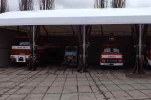 Králodvorští hasiči mají radost, dostali novou halu na techniku