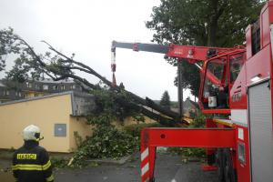 Počasí bylo na jihu Čech milosrdné. Bouřky tam zlo nenapáchaly