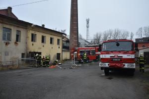 Teplo z topného oleje. Jenomže v nechtěné podobě požáru