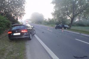 Nehoda u Bílan na Kroměřížsku pro oba řidiče nedopadla dobře Nehoda u Bílan na Kroměřížsku pro oba řidiče nedopadla dobře