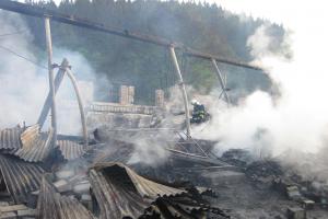 Pila ve Velkých Karlovicích po požáru už neexistuje, příčina se zjišťuje