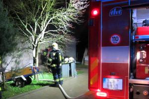 Noční požár v kotelně domu. V Hřivínově Újezdě se trochu nevyspali