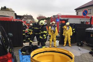 Hasiči na Olomoucku cvičili řešení nebezpečných událostí Hasiči na Olomoucku cvičili řešení nebezpečných událostí
