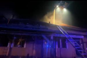 Požár penzionu a restaurace v Soběsukách