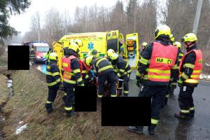 Hasiči zasahovali u dopravní nehody ve Starém Jiříkově