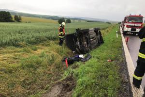 Ve Zlínském kraji hasiči zasahovali kvůli vodě i haváriím aut