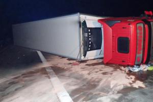 Nehoda kamionu zcela zablokovala dálnici D5 ve směru na Plzeň