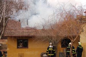 Požár kůlny v Brumově-Bylnici likvidovaly tři jednotky hasičů