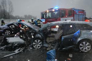 Tragická nehoda u Ševětína, řidička svým zraněním podlehla