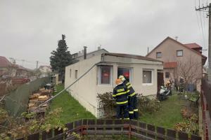 Zahoření mobilního domu v Bělkovicích-Lašťanech