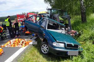 Dopravní nehoda u obce Nežichov si vyžádala jeden lidský život