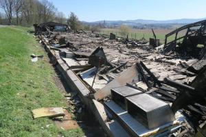 Masakr pod taktovkou ohně. V Otíně na Plzeňsku uhořely tisíce kuřat