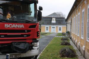 Na zámku Kozel hořelo. Cvičila se taktika boje s ohněm Na zámku Kozel hořelo. Cvičila se taktika boje s ohněm