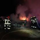 V Prunéřově hořela dodávka a karavan