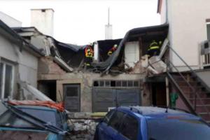 V Litovli explodoval plyn v rodinném domě. Zranil člověka