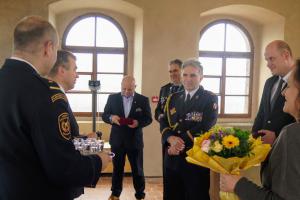 Pražští hasiči slavili narozeniny sboru ve vodárenské věži Pražští hasiči slavili narozeniny sboru ve vodárenské věži