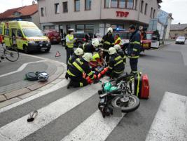 Jarní sluníčko vylákalo na Pardubicku motorkáře. Jeden do cíle nedojel
