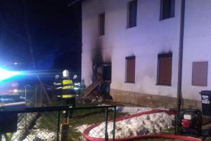 Požár v obci Libuň na Jičínsku si vyžádal jednu oběť