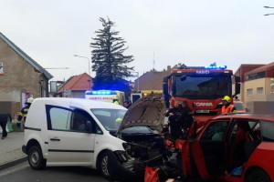 V Novém Strašecí došlo k vážné dopravní nehodě