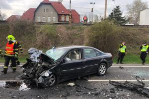 Černý pátek u Prackovic nad Labem. Při nehodě zemřel člověk