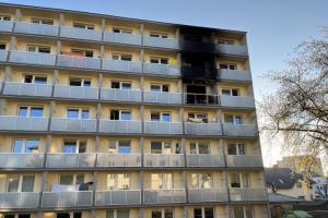 Ranní požár v Domově pro seniory v Kopřivnici zranil dvě osoby