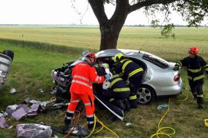 Tragédie u Dobšic. Dva osobáky v sobě, v jednom zemřel šofér