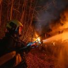 Požár průmyslové haly v Horní Suché