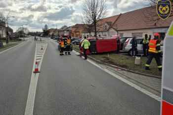 Zlínský kraj: Během úterý hasiči zasahovali u pěti nehod