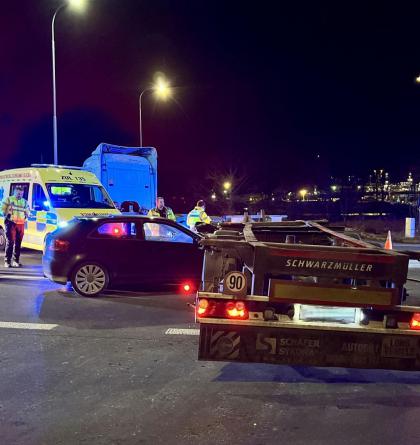 Dopravní nehoda v Ústí nad Labem se zraněním