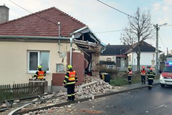 Nehoda autobusu v Benešově na Blanensku
