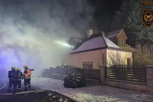 Požár rodinného domu v Kroměříži s tragickým koncem