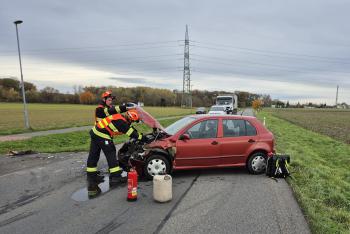 Při střetu osobního a nákladního vozidla došlo ke zranění
