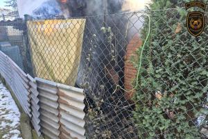 Požár přístavby rodinného domu byl rychle zlikvidován