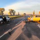 Na silnici II/611 u odbočky na Stěžery došlo ke střetu tří osobních vozidel Na silnici II/611 u odbočky na Stěžery došlo ke střetu tří osobních vozidel