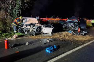 Vážná dopravní nehoda u obce Křelov-Břuchotín