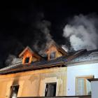 Požár rodinného domu v obci Velké Petrovice